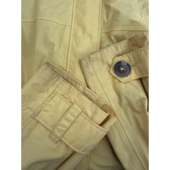 The North Face Yellow Hooded Rain Jacket Windbreaker Womens M Lightweight - Picture 10 of 10